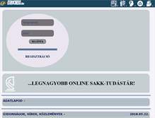 Tablet Screenshot of eurochess.hu